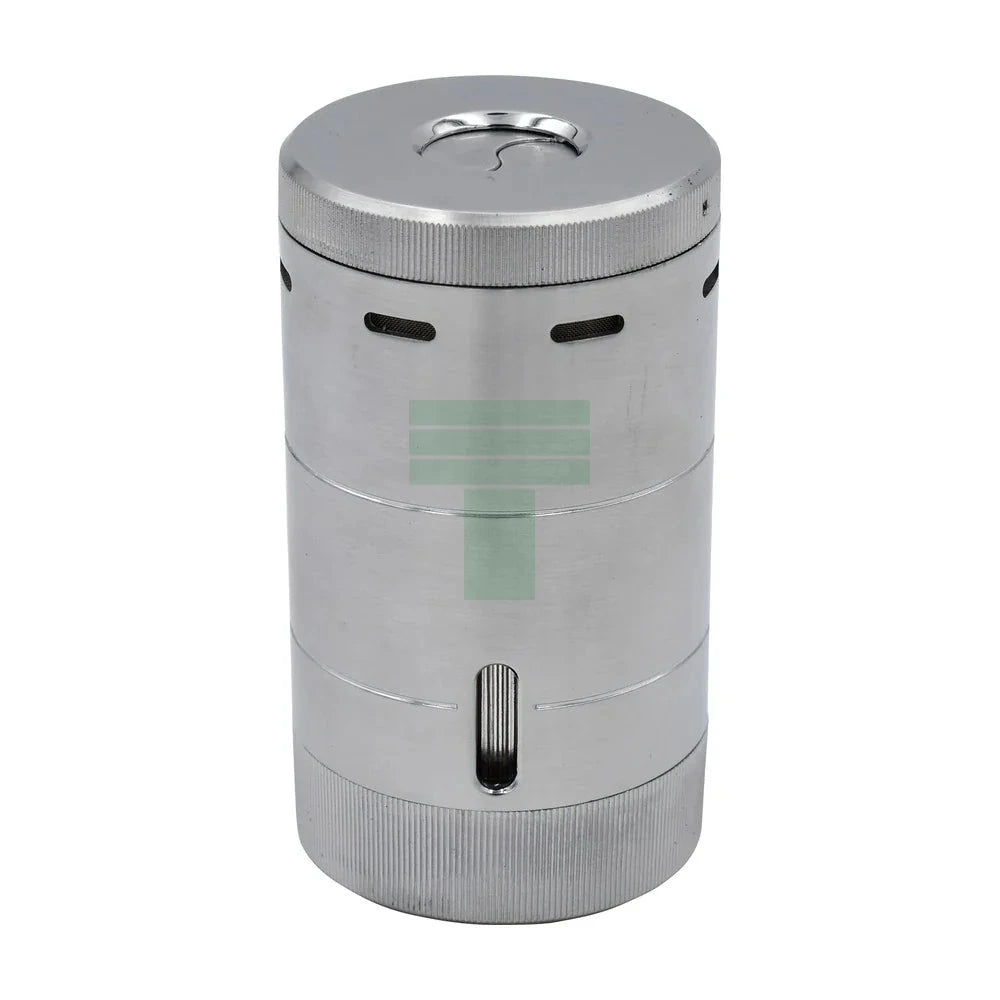Volta Quad Tabletop Lighter, Silver