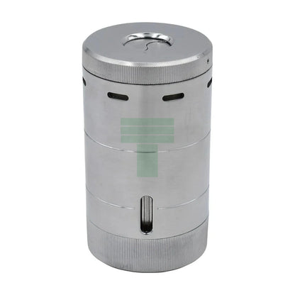 Volta Quad Tabletop Lighter, Silver