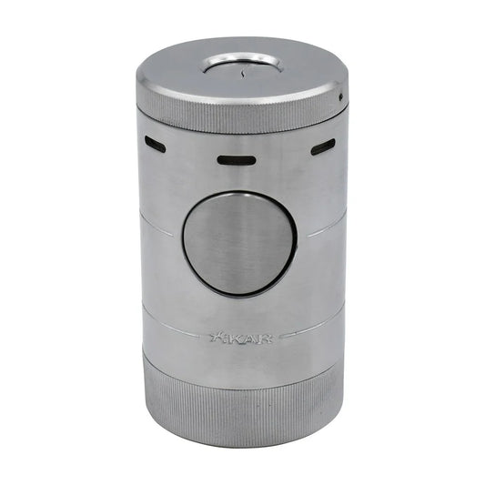 Volta Quad Tabletop Lighter, Silver