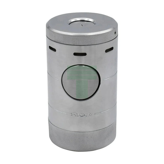 Volta Quad Tabletop Lighter, Silver