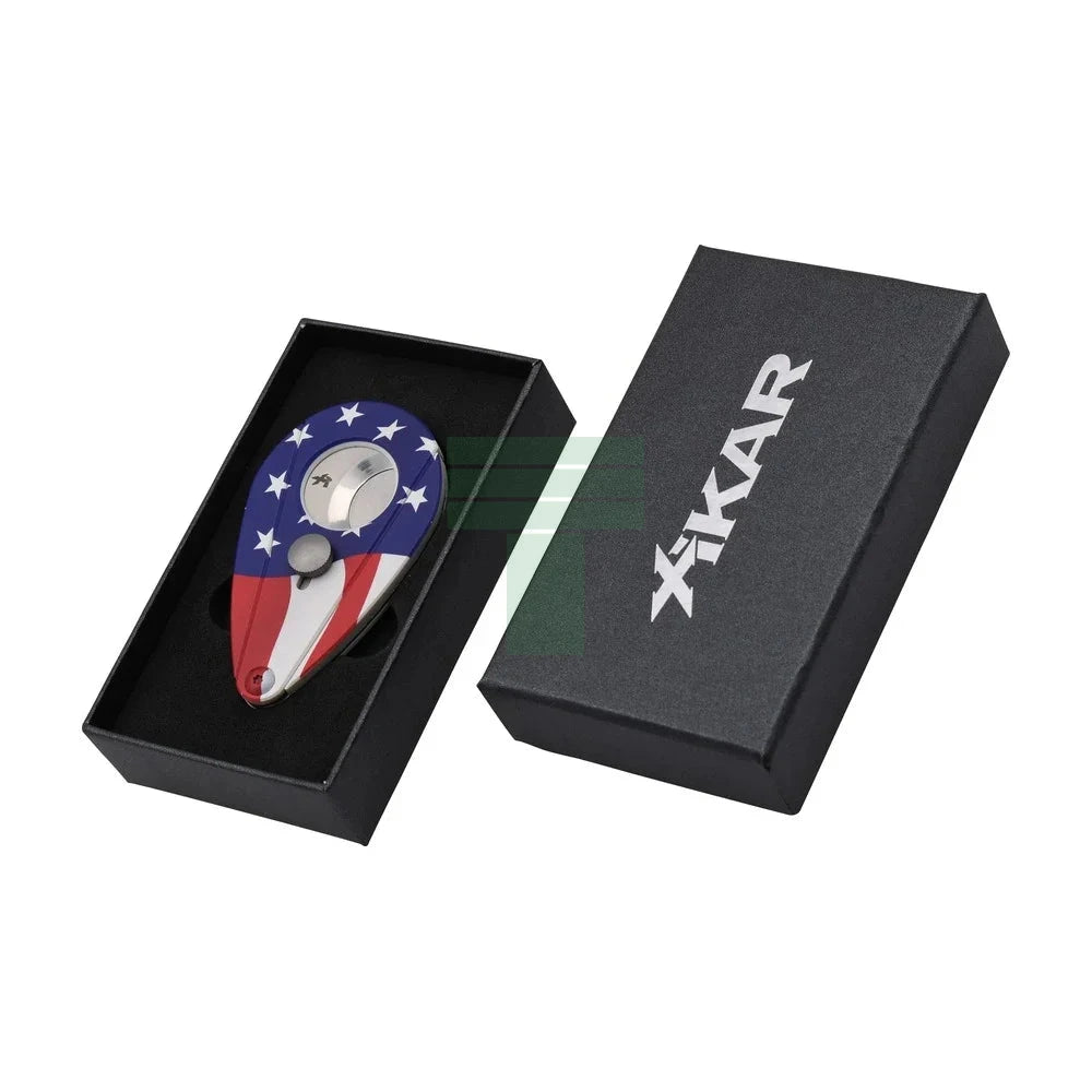 Xi-201 Teus Cutter Titanium American Flag/Barn
