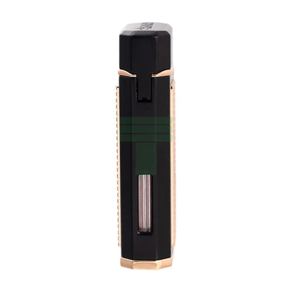 Xikar Ardore Lighter, Xi-615Bkrs Double Soft Flame, Black & Rose