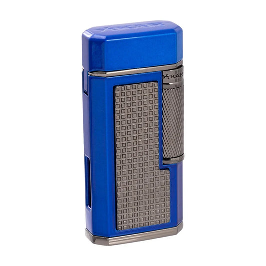 Xikar Ardore Lighter, Xi-615Bl Double Soft Flame, Blue