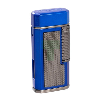 Xikar Ardore Lighter, Xi-615Bl Double Soft Flame, Blue