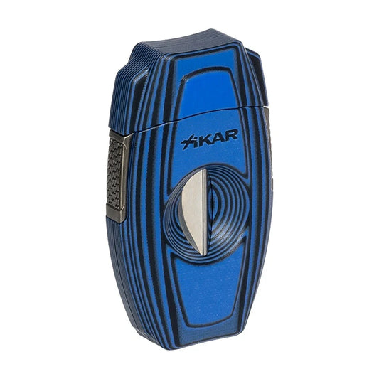 Xikar G10 VX2 V Cut Cigar Cutter, Blue