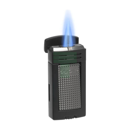 Xikar Ion Double Jet Flame, Wind Resistant, Black