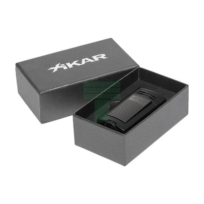 Xikar Ion Double Jet Flame, Wind Resistant, Black