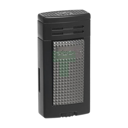 Xikar Ion Double Jet Flame, Wind Resistant, Black