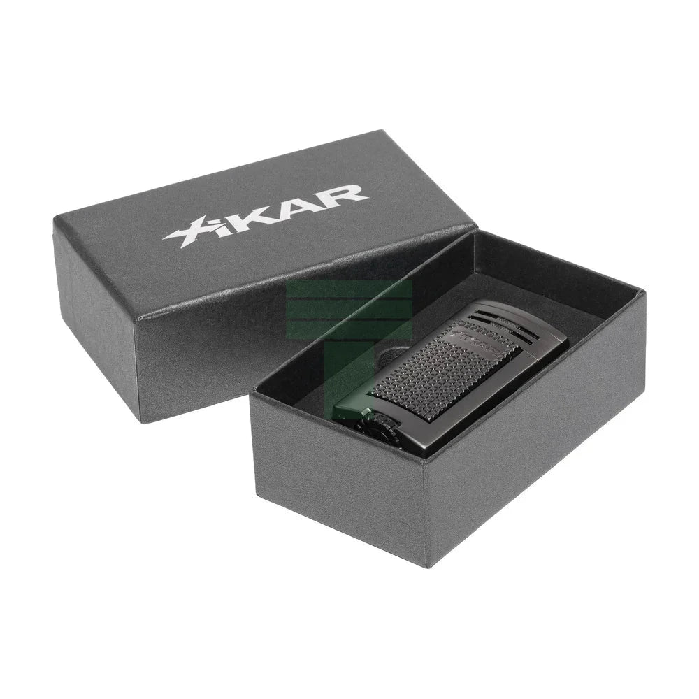 Xikar Ion Double Jet Flame, Wind Resistant, Gunmetal