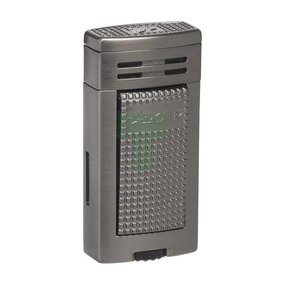 Xikar Ion Double Jet Flame, Wind Resistant, Gunmetal