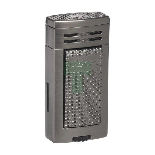 Xikar Ion Double Jet Flame, Wind Resistant, Gunmetal