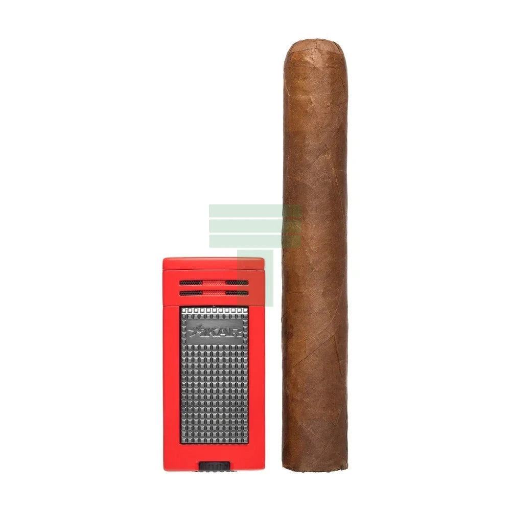 Xikar Ion Double Jet Flame, Wind Resistant, Red