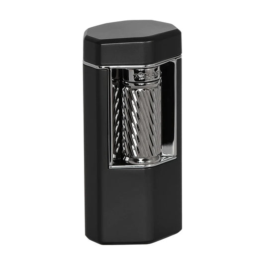 Xikar Meridian Triple Soft Flame, Black & Gunmetal