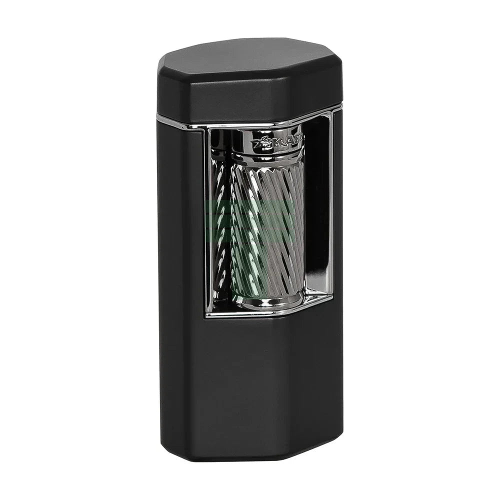 Xikar Meridian Triple Soft Flame, Black & Gunmetal