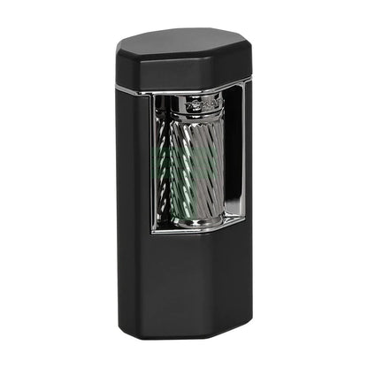 Xikar Meridian Triple Soft Flame, Black & Gunmetal