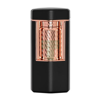 Xikar Meridian Triple Soft Flame, Black & Rose