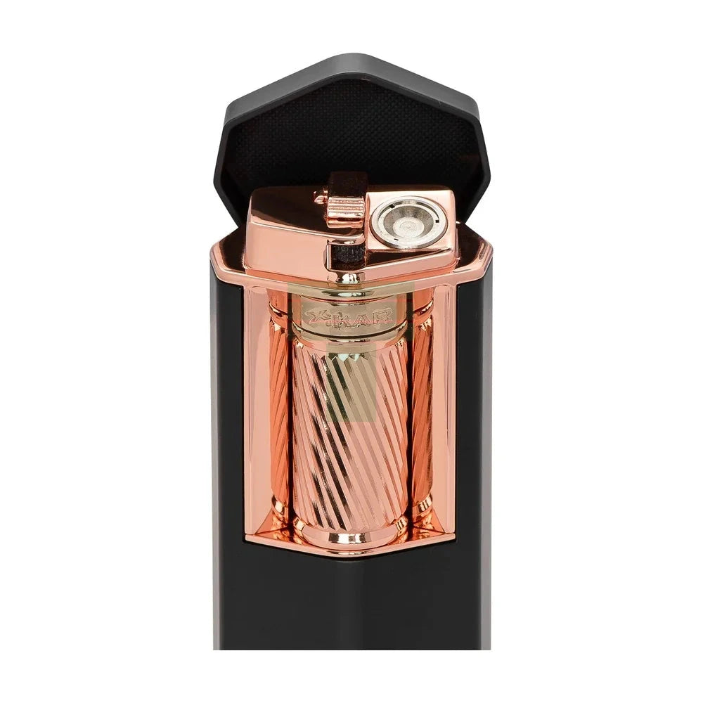 Xikar Meridian Triple Soft Flame, Black & Rose