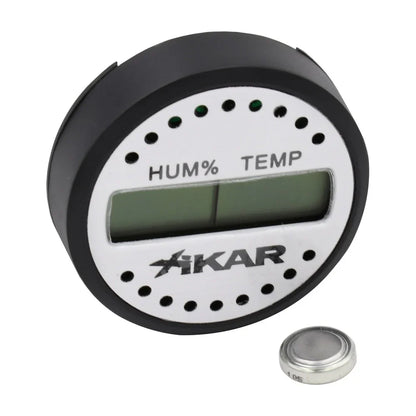 Xikar Round Digital Hygrometer