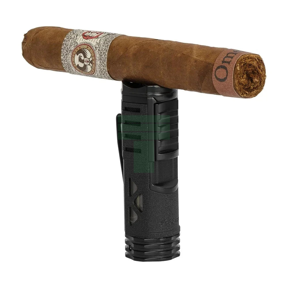 Xikar Tactical 1, Single Jet Lighter, Black/Black