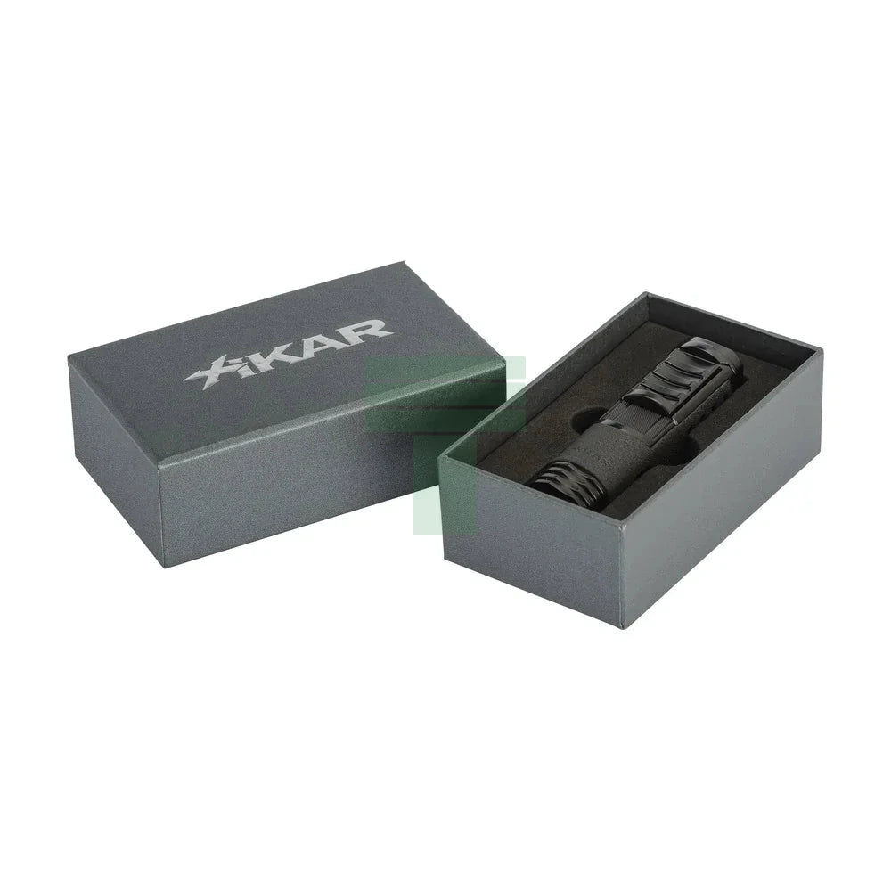 Xikar Tactical 1, Single Jet Lighter, Black/Black