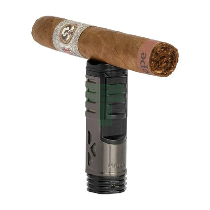 Xikar Tactical 1, Single Jet Lighter, Gunmetal & Black