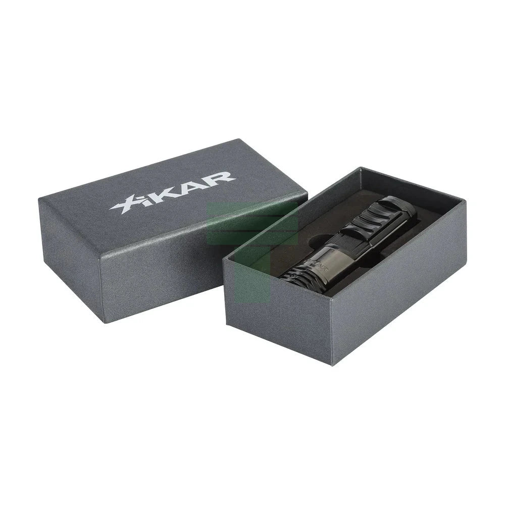 Xikar Tactical 1, Single Jet Lighter, Gunmetal & Black
