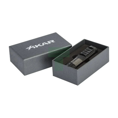Xikar Tactical 1, Single Jet Lighter, Gunmetal & Black