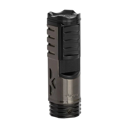 Xikar Tactical 1, Single Jet Lighter, Gunmetal & Black