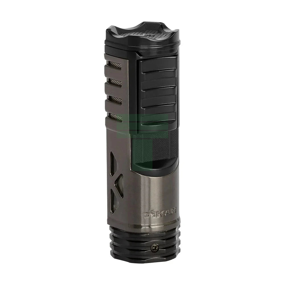 Xikar Tactical 1, Single Jet Lighter, Gunmetal & Black