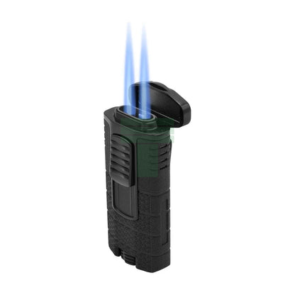 Xikar Tactical Triple Jet Lighter, Black/Black