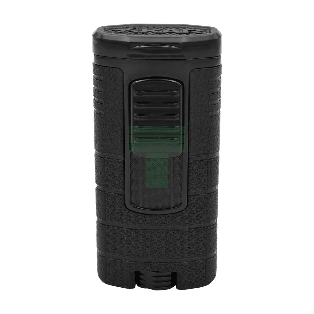 Xikar Tactical Triple Jet Lighter, Black/Black