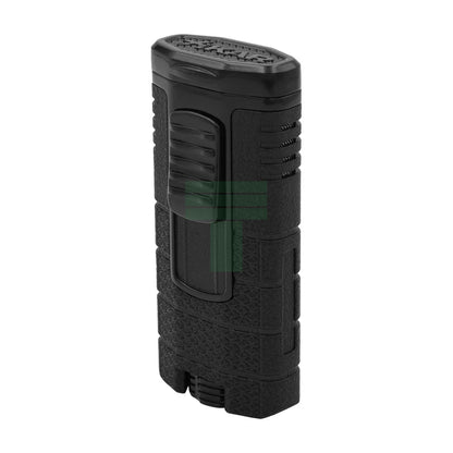 Xikar Tactical Triple Jet Lighter, Black/Black