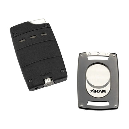 XIKAR Ultra Mag Single Jet Flame Lighter with Cutter